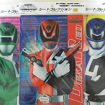 Amazon.co.jp: 特捜戦隊デカレンジャー シートコレクション 5枚